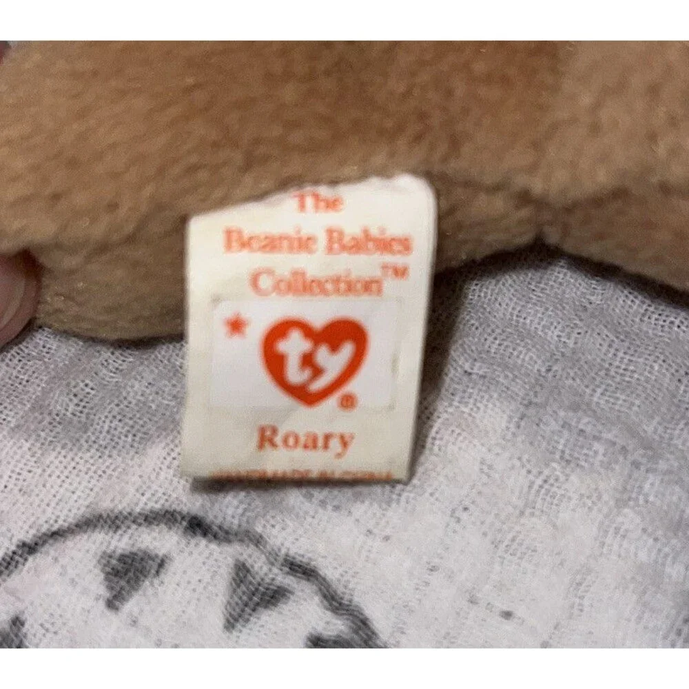 TY Roary The Lion The Beanie Babies Collection No Swing Tag